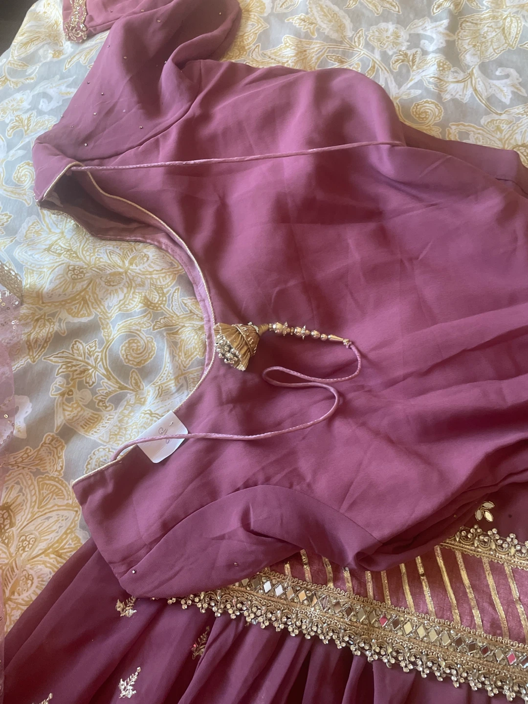 Embroidered Kameez Shalwar Dupatta Set - photo 3