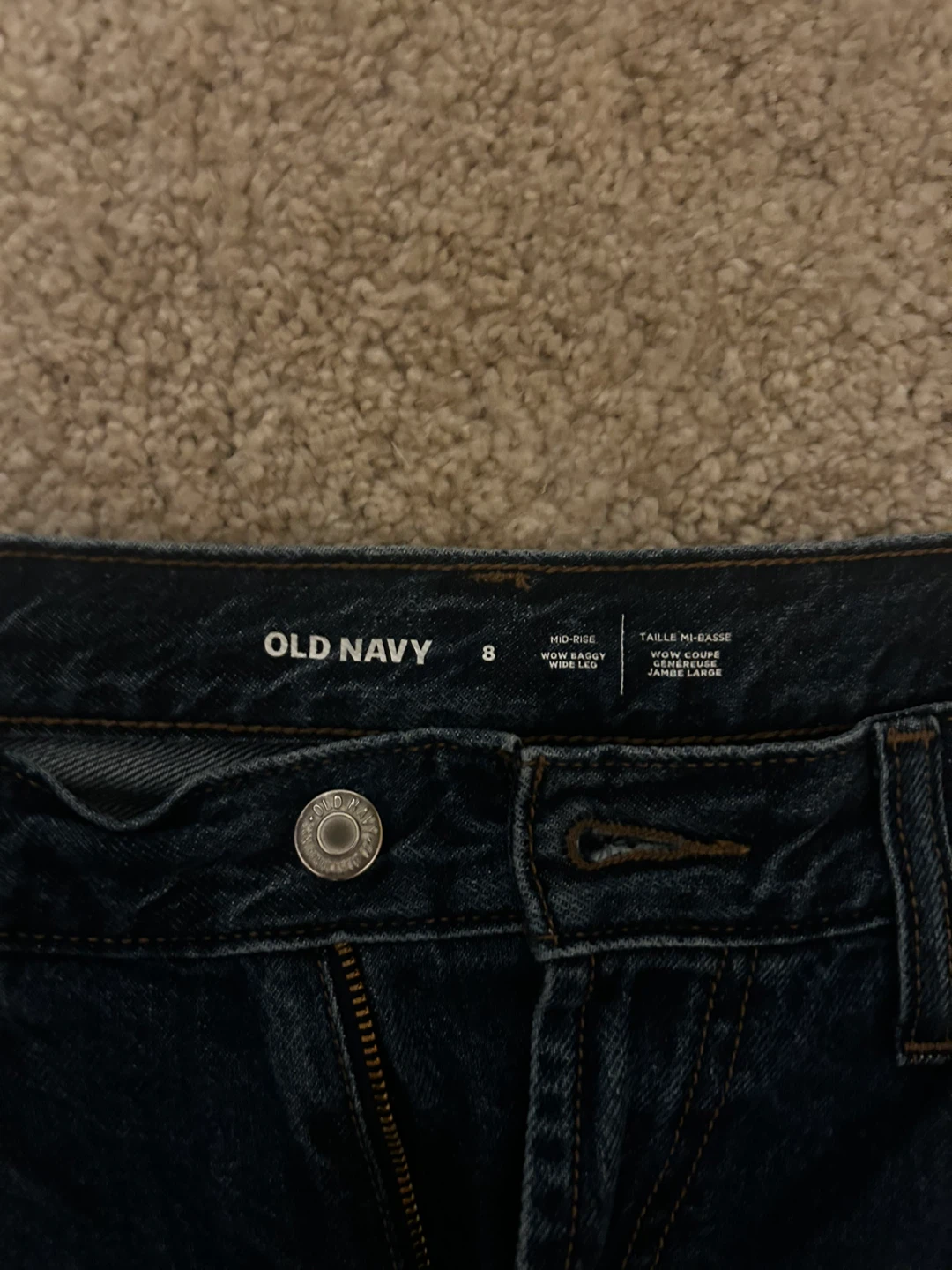 Old Navy Wide Leg Jeans Size 8 - photo 5