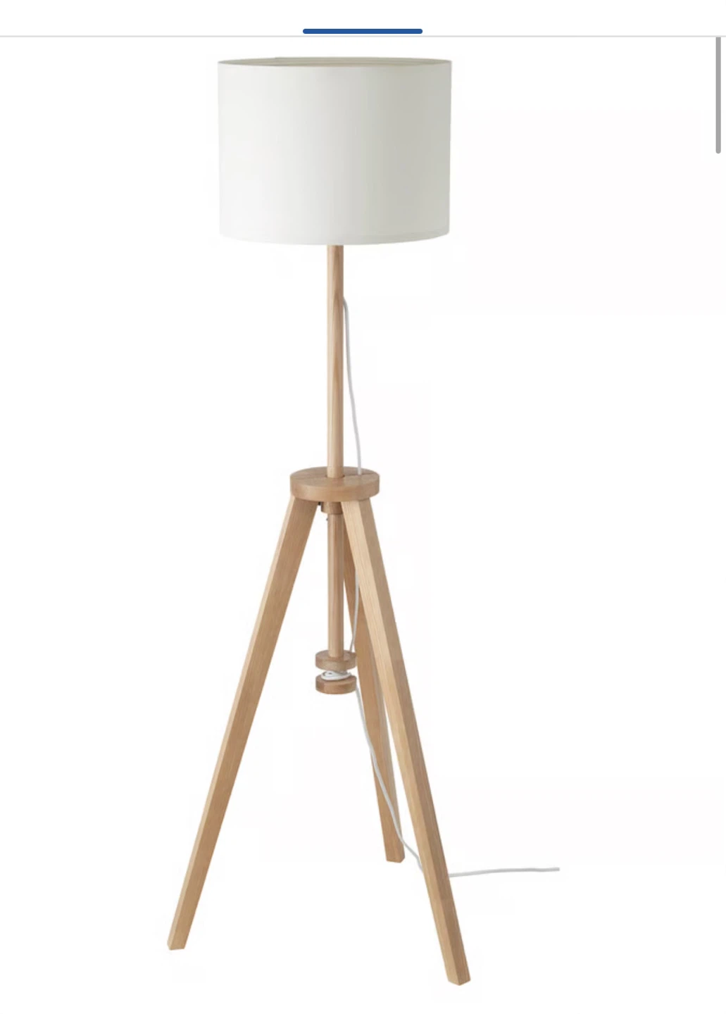IKEA LAUTERS Floor Lamp - Ash/White - photo 2