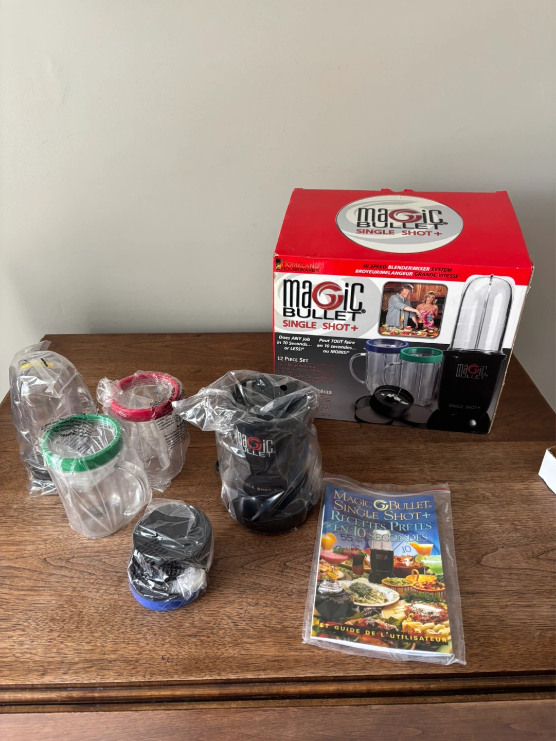 Magic Bullet Single Shot+ Blender/Mixer (12 Piece Set)