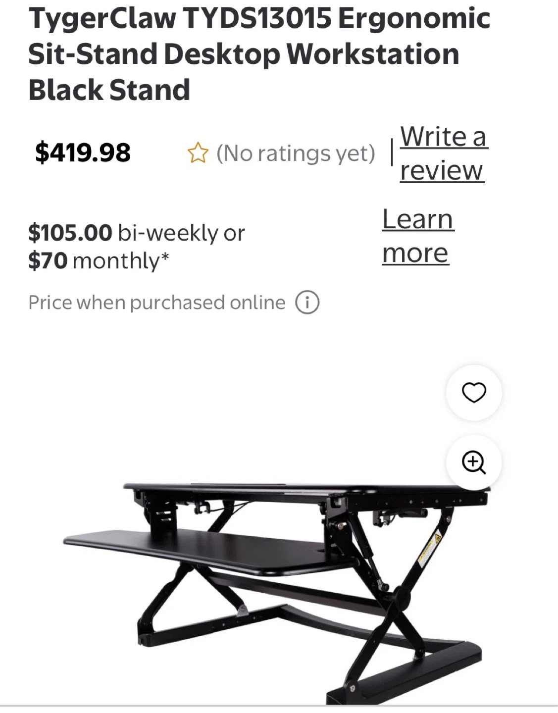 FlexiSpot Ergonomic Sit-Stand Desktop Workstation - photo 3
