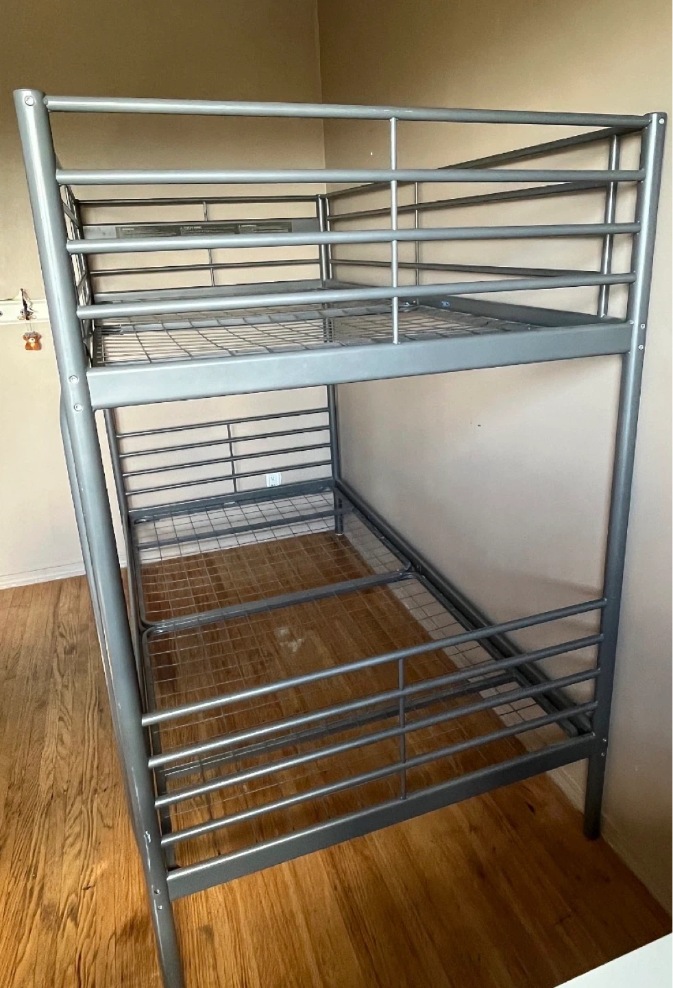 Ikea Silver Metal Bunk Bed Frame