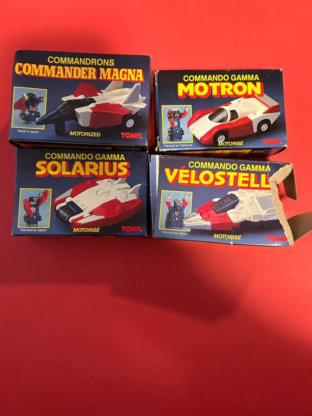 Tomy Commando Gamma Motorized Toy Lot