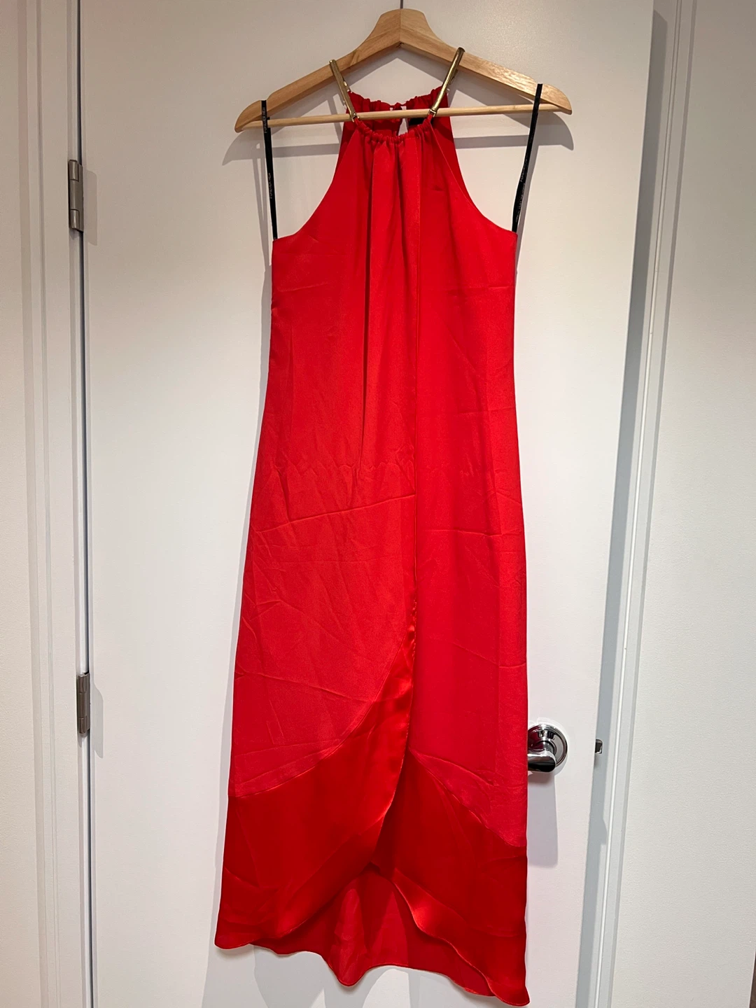 Forever New Petite Red Halter Dress Size 2