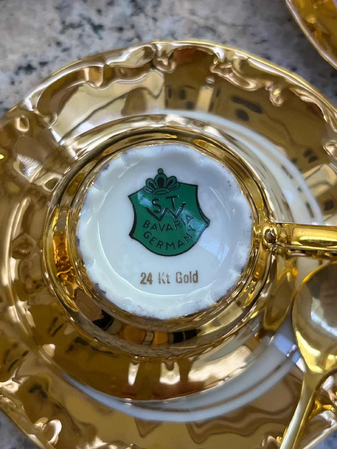 Bavaria Germany 24 Kt Gold Tea Set - photo 2