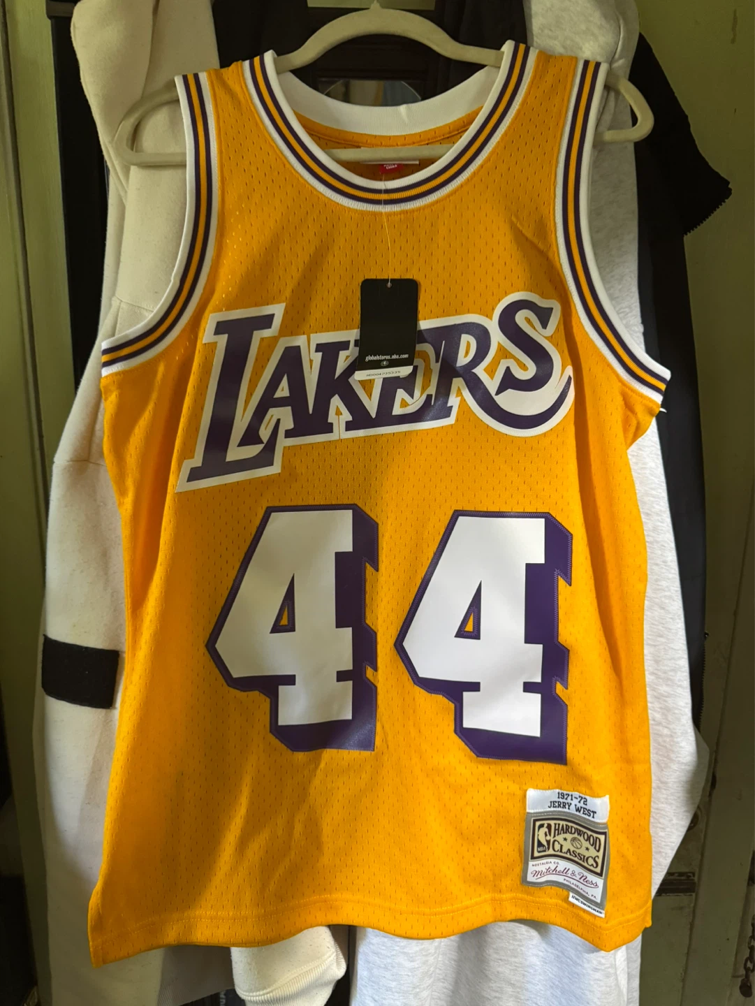 Mitchell & Ness Lakers Hardwood Classics Jerry West #44 Jersey