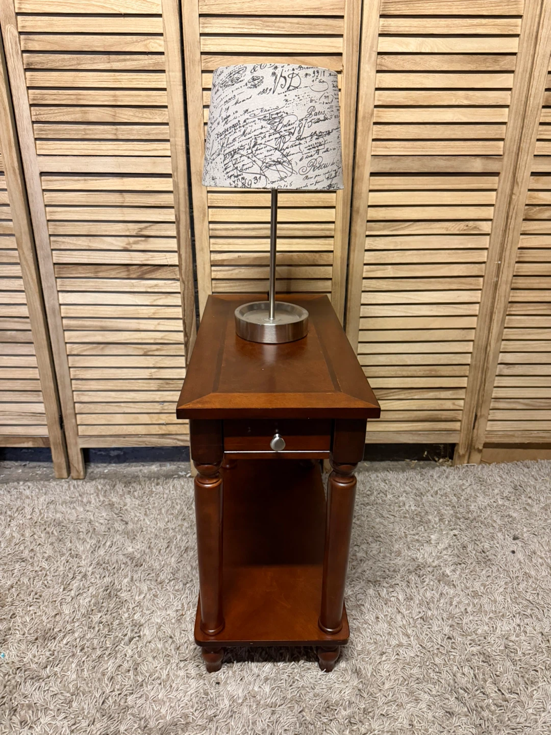 Wooden End Table
