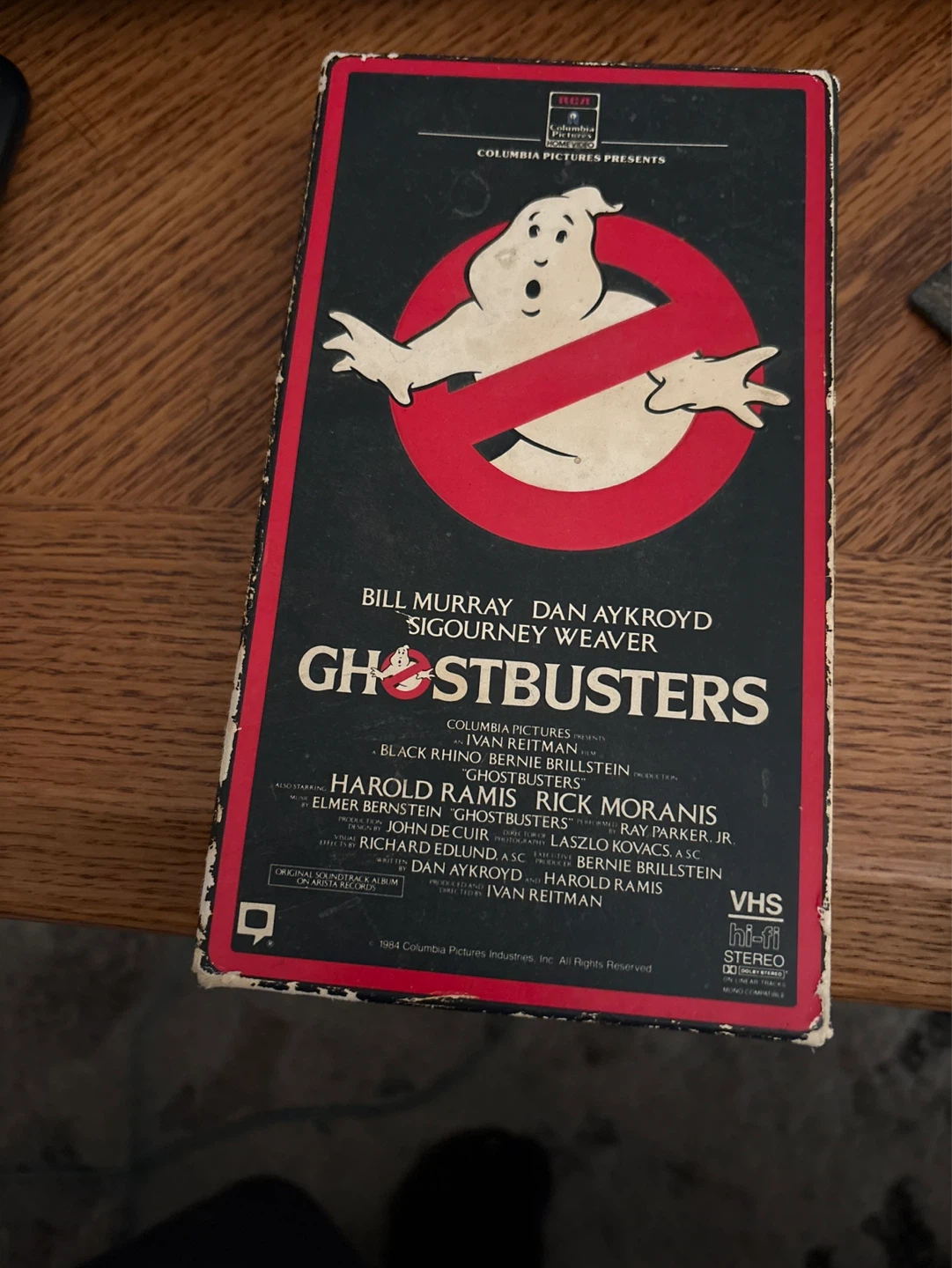 Ghostbusters VHS Movie