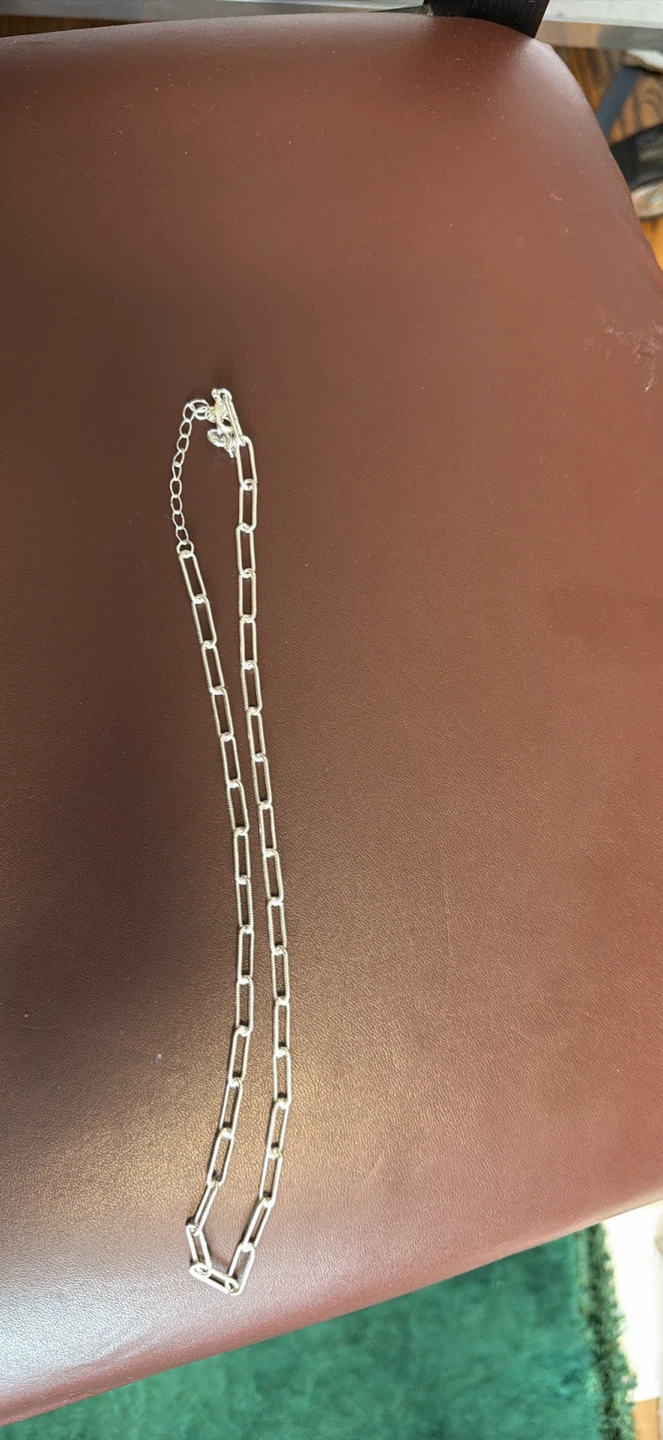 Sterling Silver 5mm Paperclip Chain Necklace - 22 Inch - photo 5
