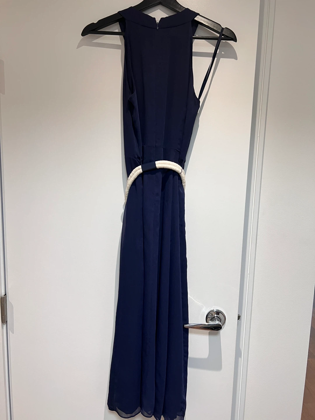 Tommy Hilfiger Navy Maxi Dress with Rope Belt - Size Medium - photo 2