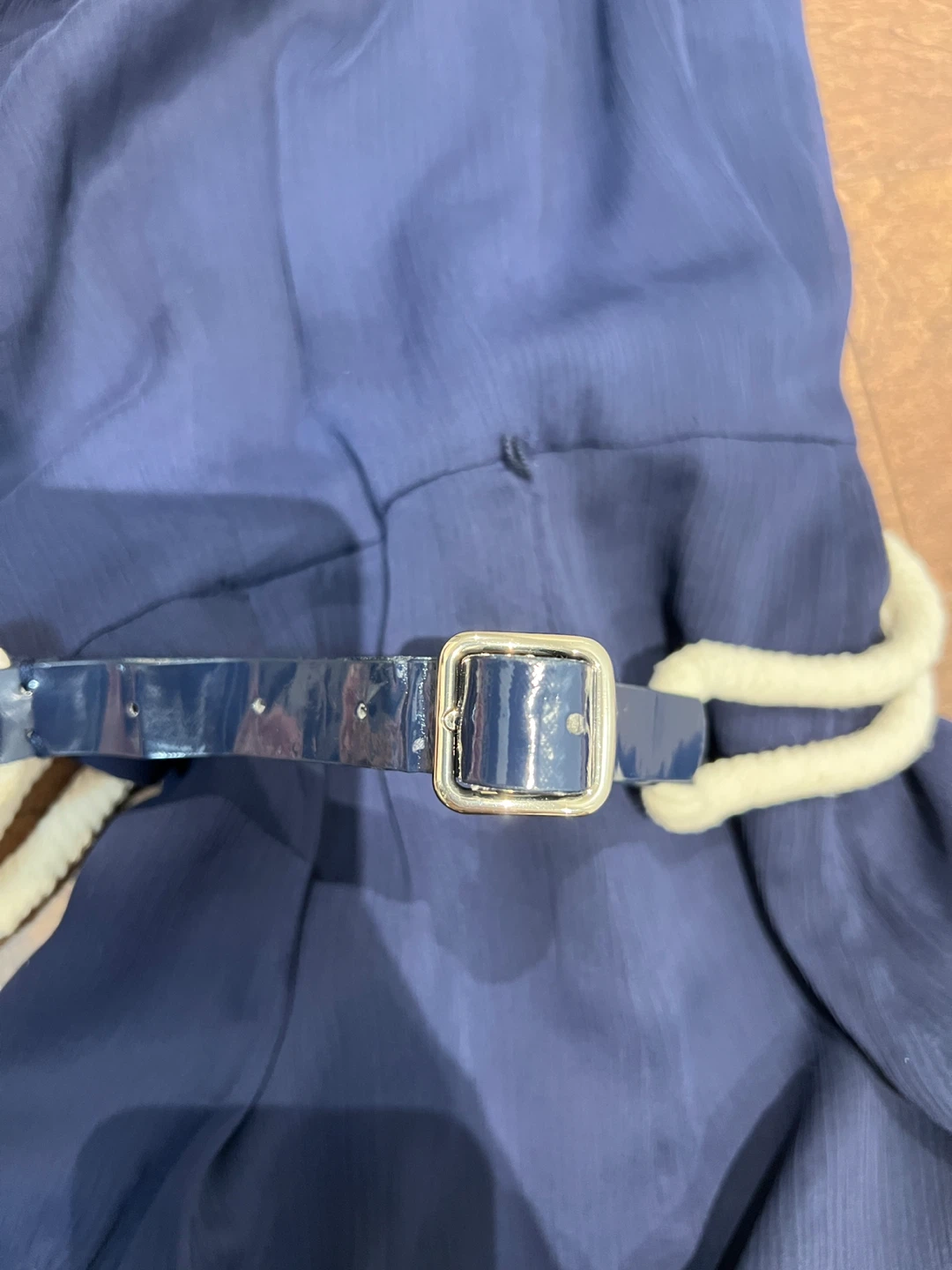 Tommy Hilfiger Navy Maxi Dress with Rope Belt - Size Medium - photo 4