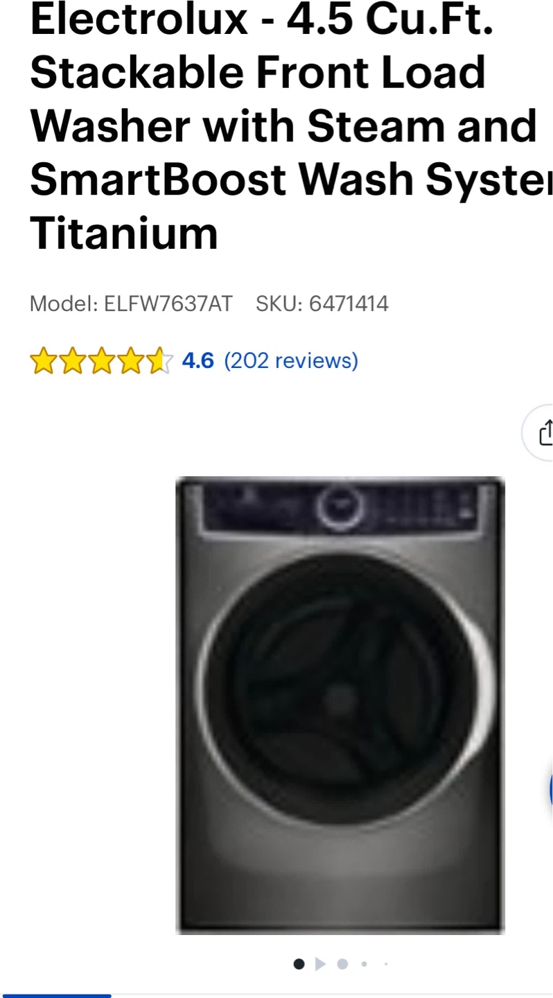 Electrolux Titanium electric  drayer
