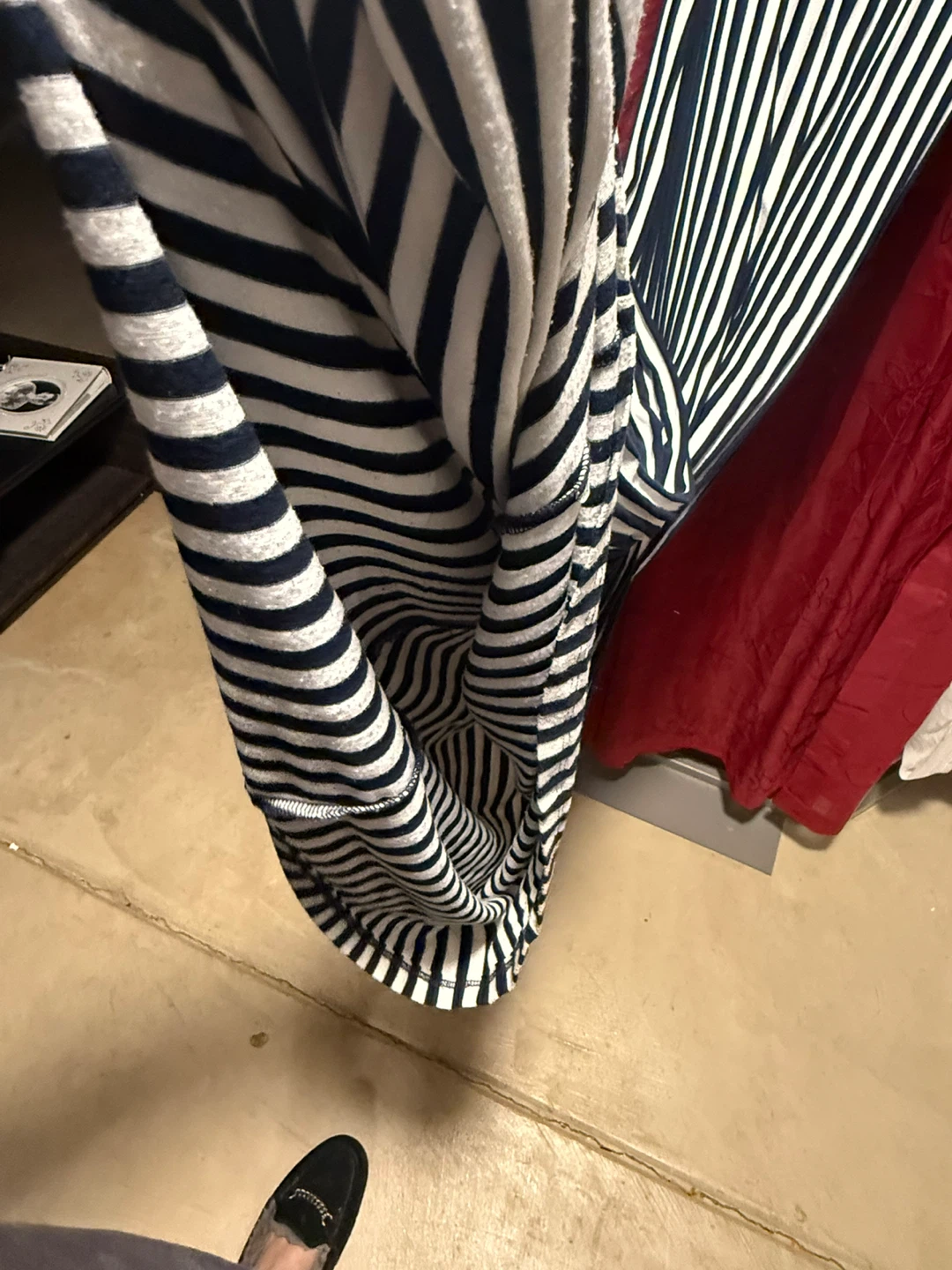 Akira Chicago Red Label Striped Maxi Dress - Size M - photo 5