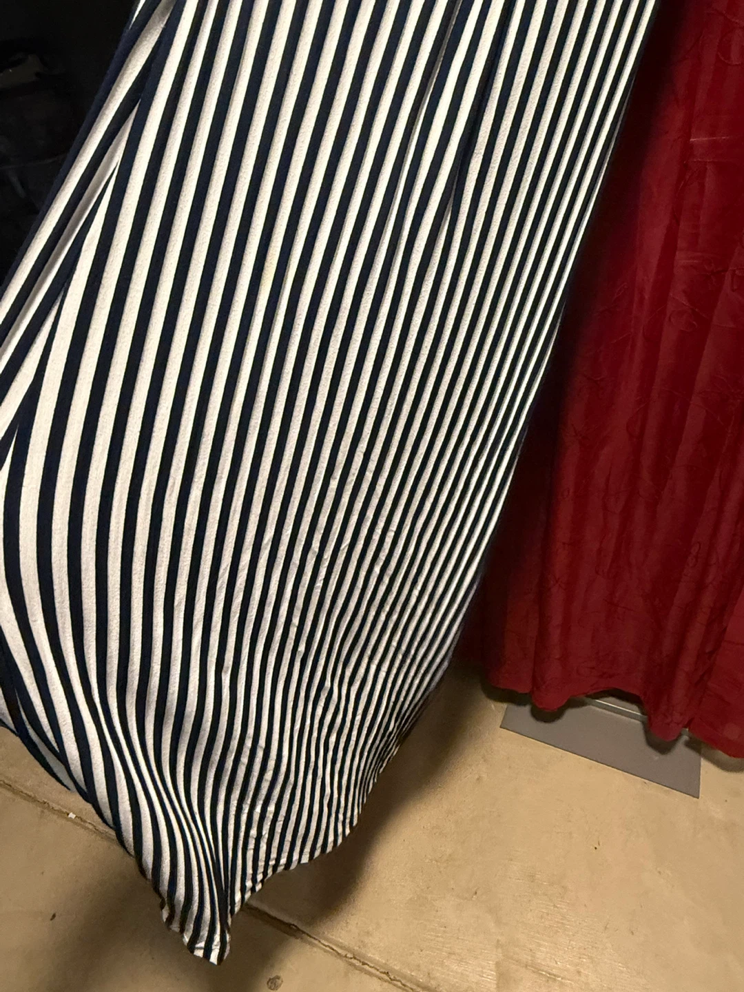 Akira Chicago Red Label Striped Maxi Dress - Size M - photo 4