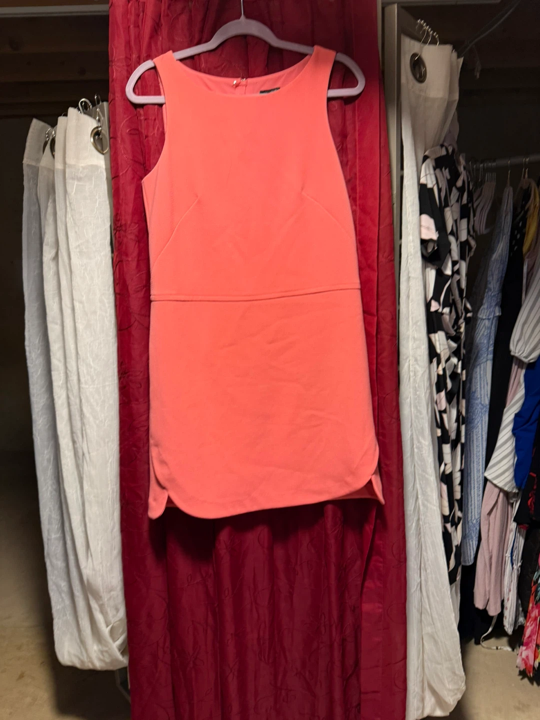Ann Taylor  Coral Sleeveless Dress - photo 2