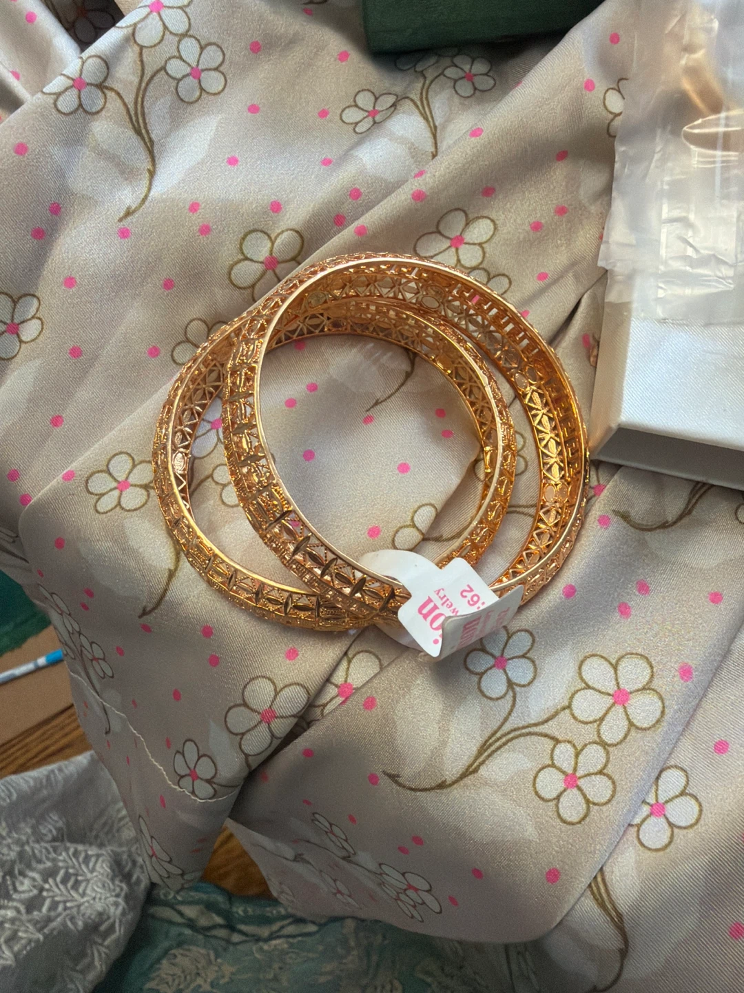 Gold Tone Bangles (2 pcs) - photo 3