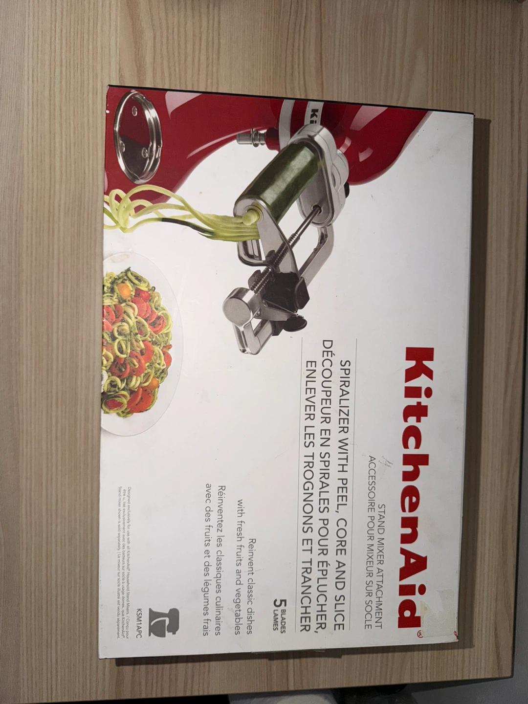 KitchenAid Spiralizer with Peel, Core and Slice Stand Mixer