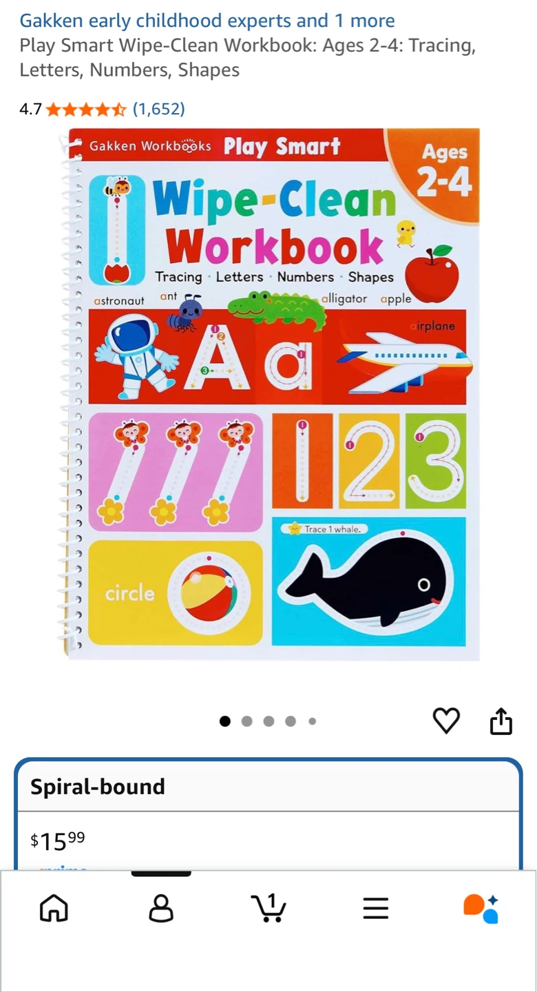 Learn-to-Read Preschool & Wipe-Clean Workbook - photo 3