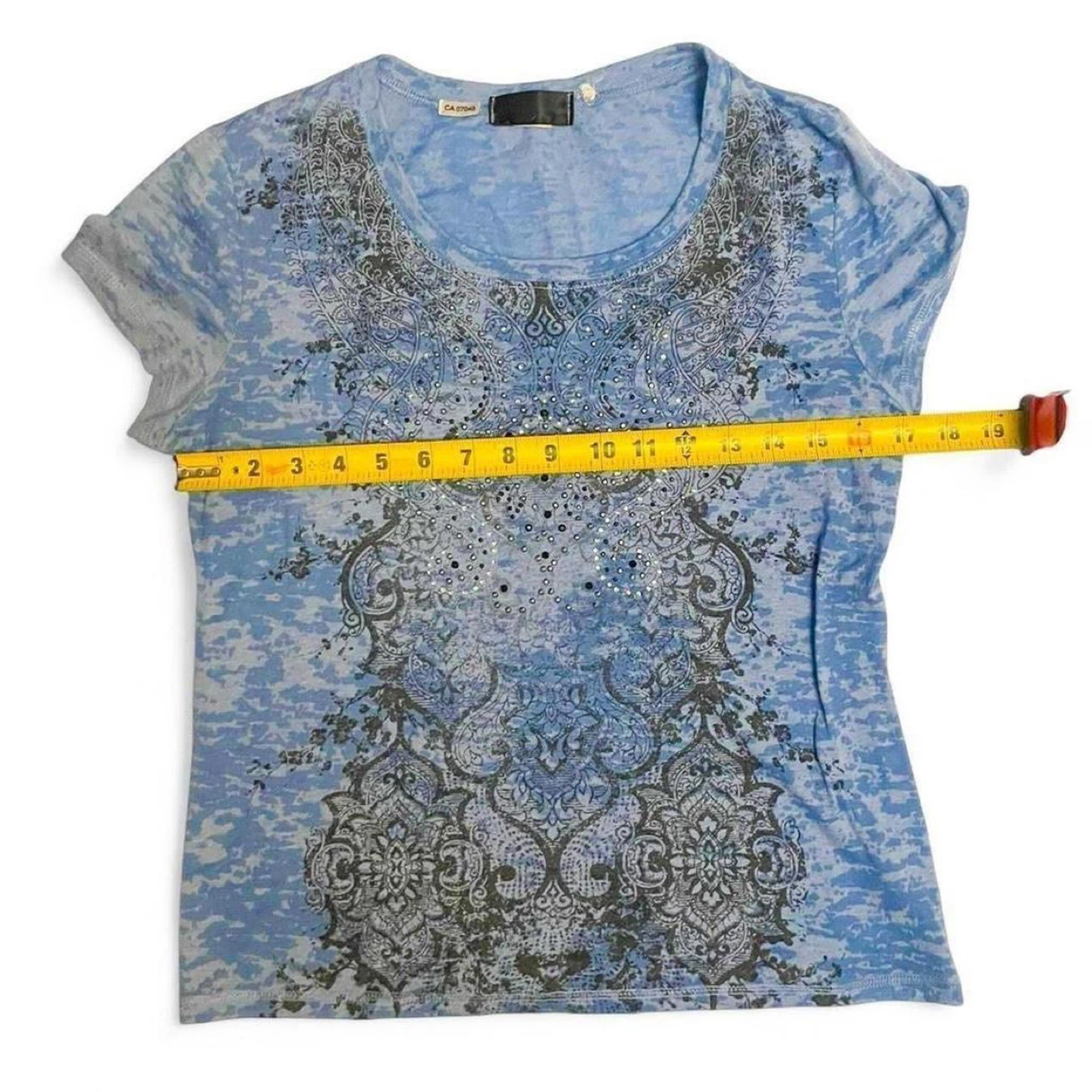 pinterest vintage y2k rhinestone top - photo 3