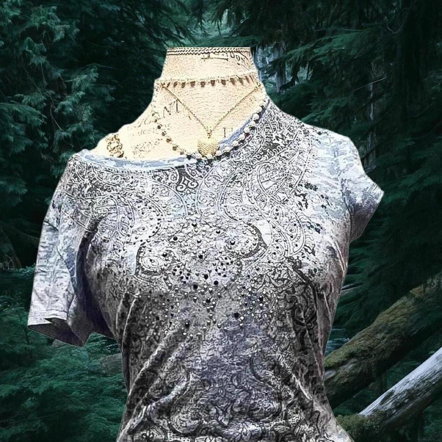 pinterest vintage y2k rhinestone top - photo 2