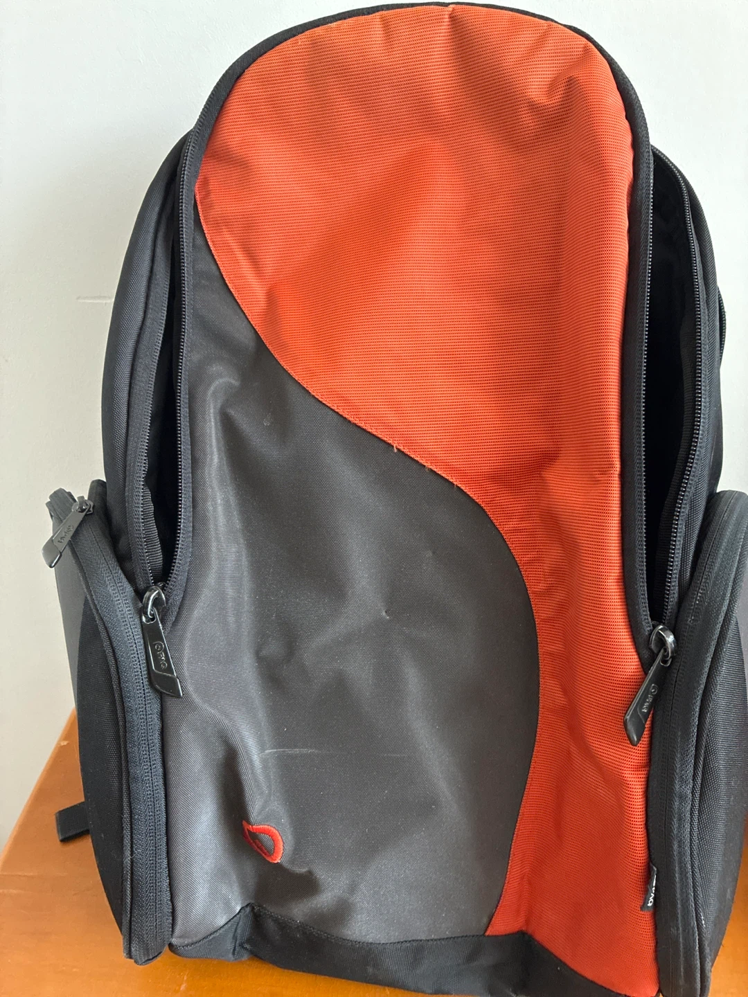 Black and Orange Backpack