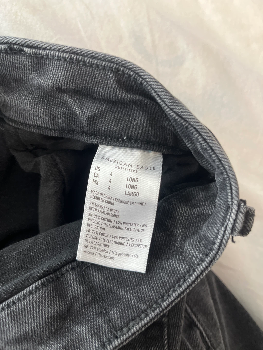 American Eagle Outfitters Black Jeans - Size 4 Long - photo 2