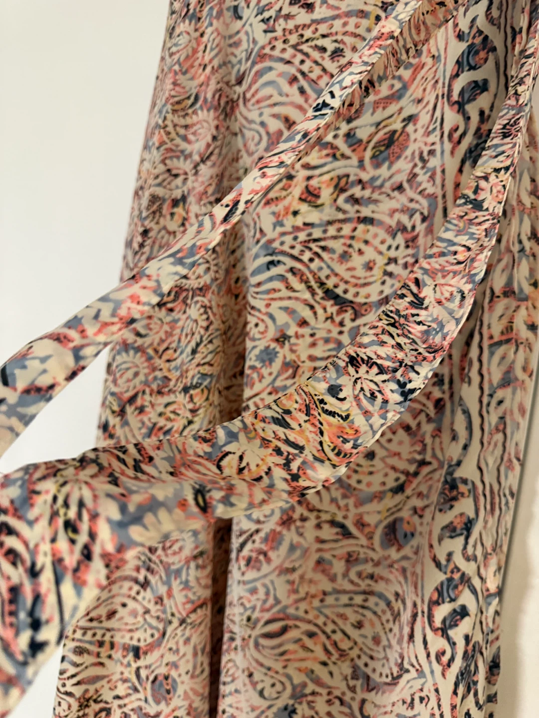 Bohemian silk Wrap Skirt - photo 3