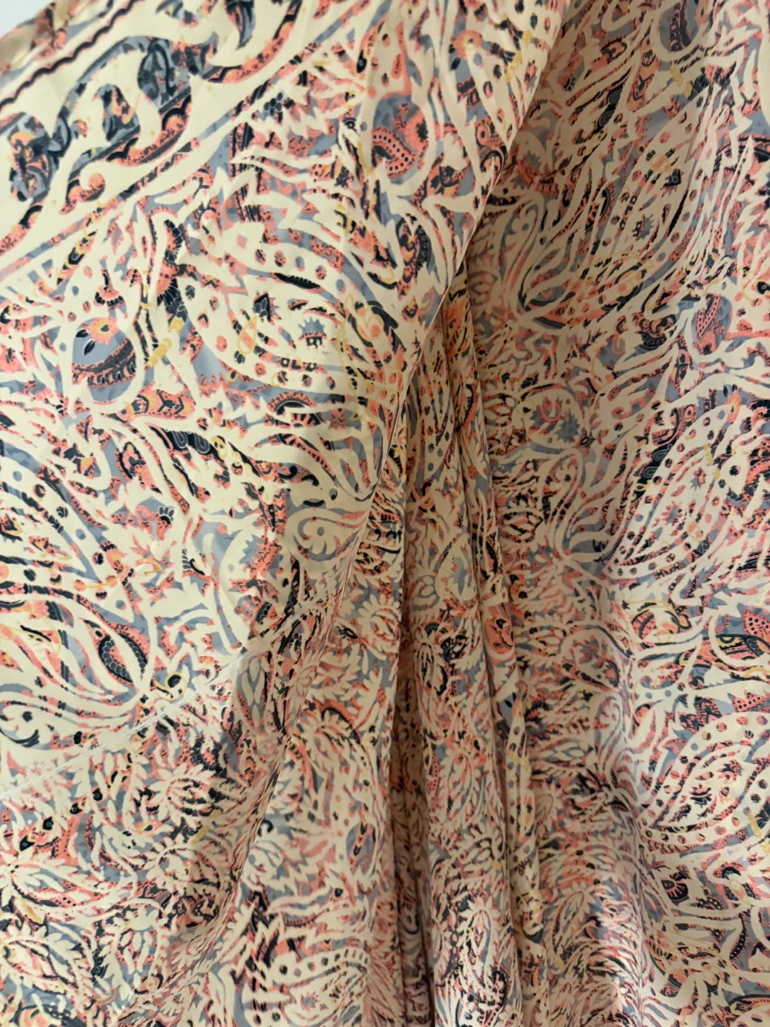 Bohemian silk Wrap Skirt - photo 4