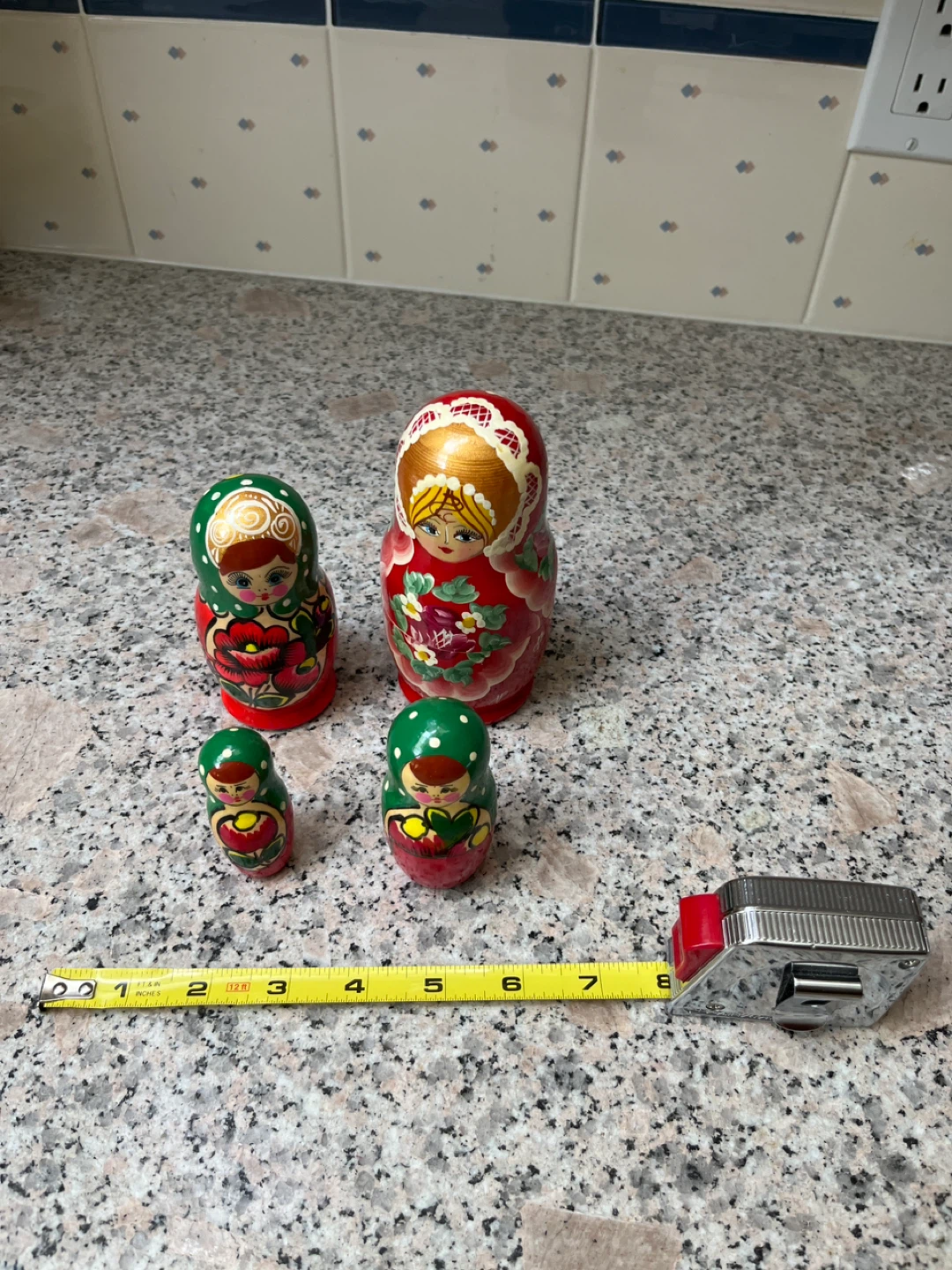 Set of 4 Russian Nesting Dolls - photo 2