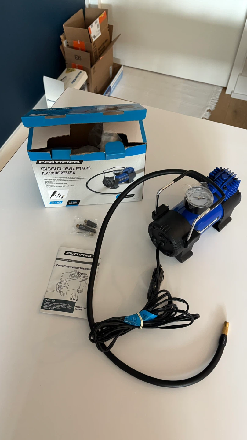 CERTIFIED 12V Direct-Drive Analog Air Compressor