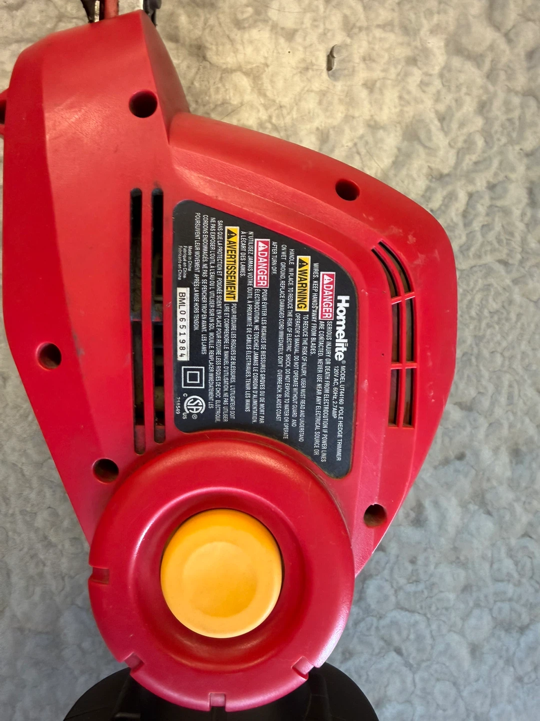 Homelite Pole Hedge Trimmer UT44160 - photo 5
