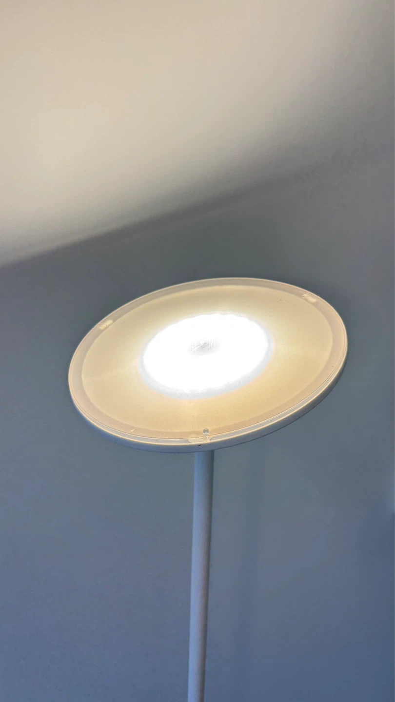 Modern White Floor Lamp with 3 levels LED Light - photo 3