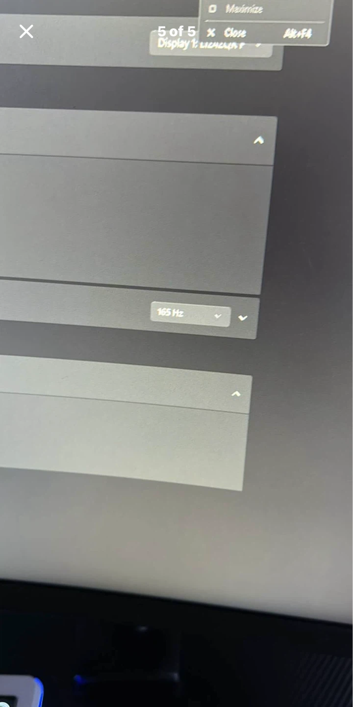 Curved Gaming Monitor - 165Hz Refresh Rate - photo 4