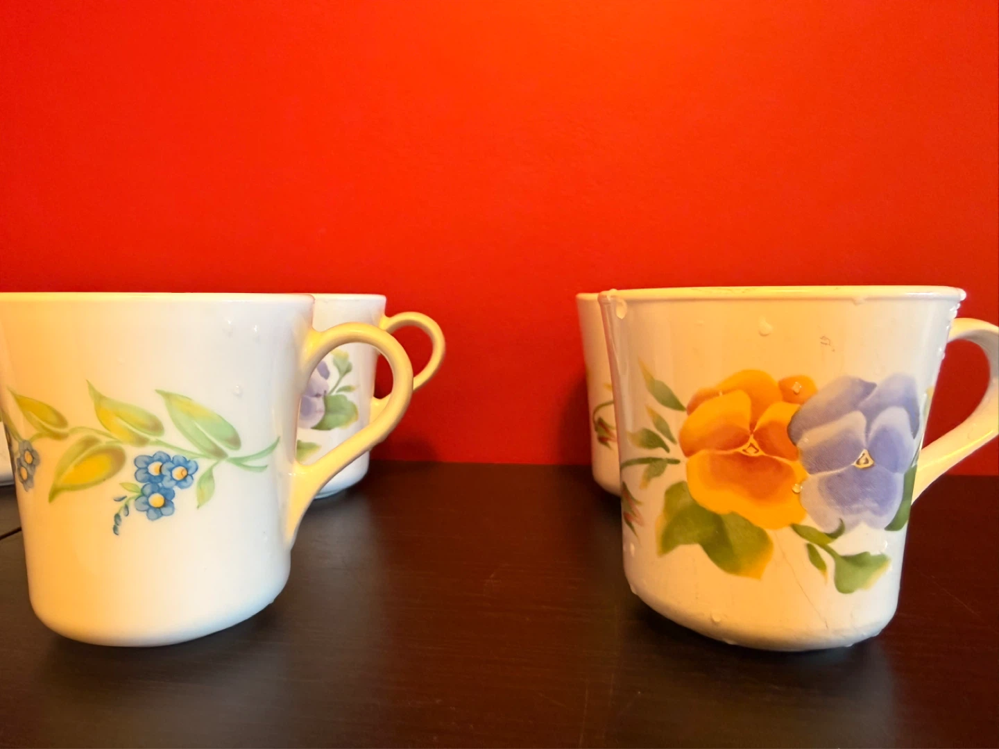 Set of 6 Floral Mugs - photo 3