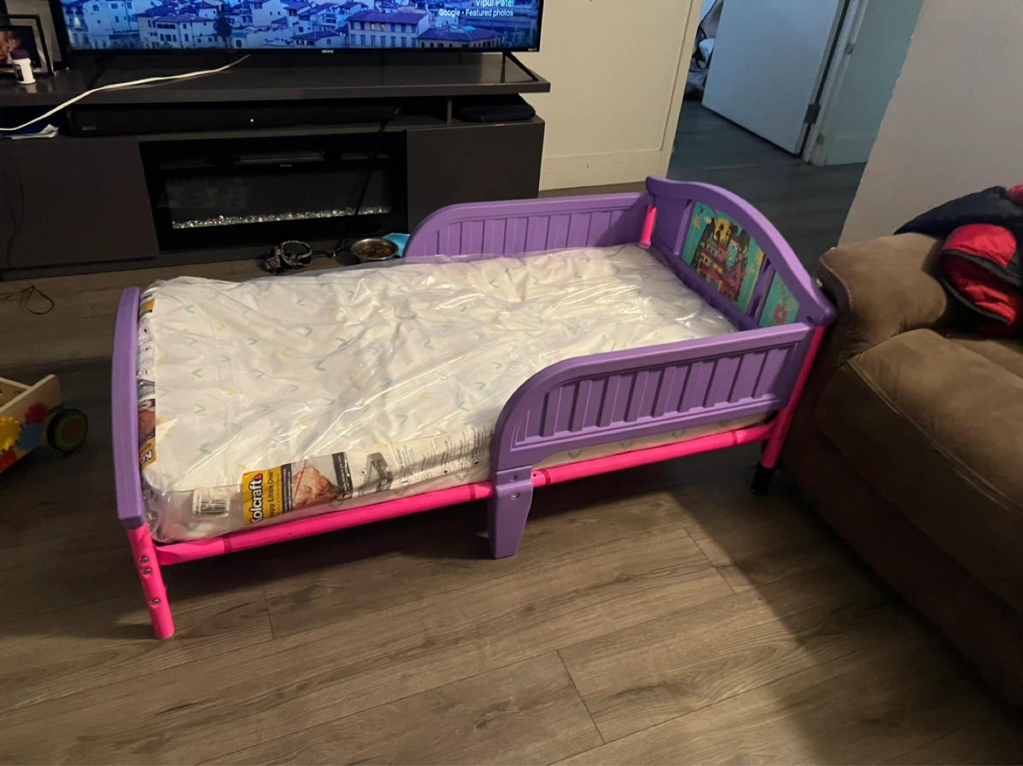 Encanto Toddler Bed with Mattress