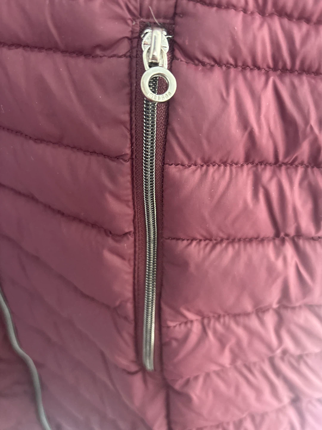 100 % down Women's Puffer Coat - Burgundy - photo 3