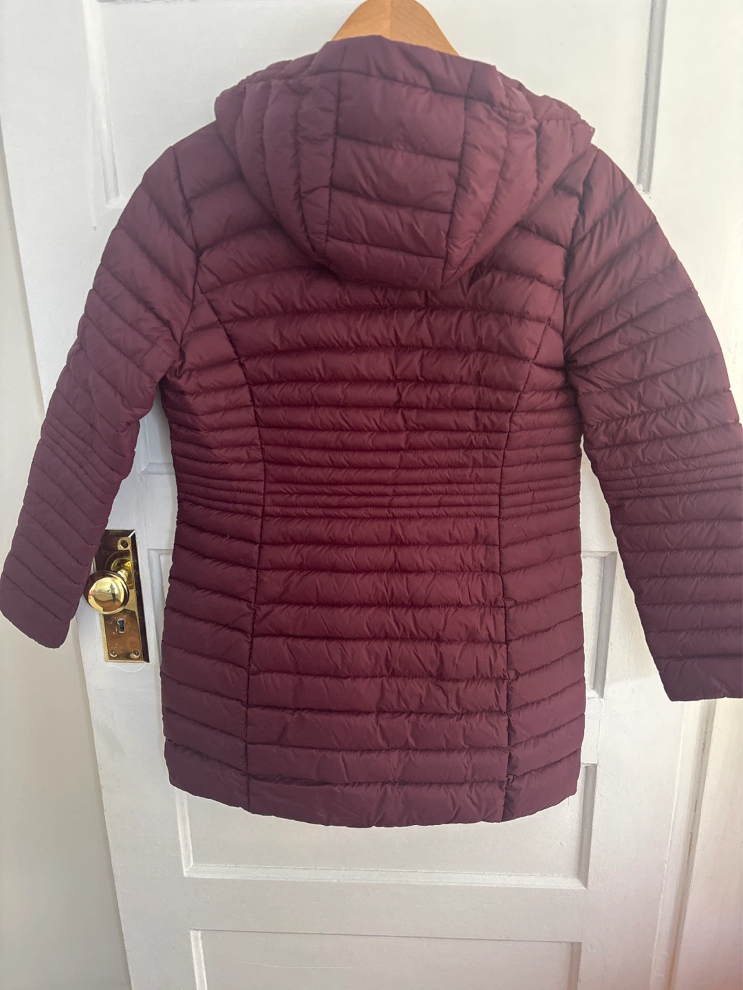 100 % down Women's Puffer Coat - Burgundy - photo 4