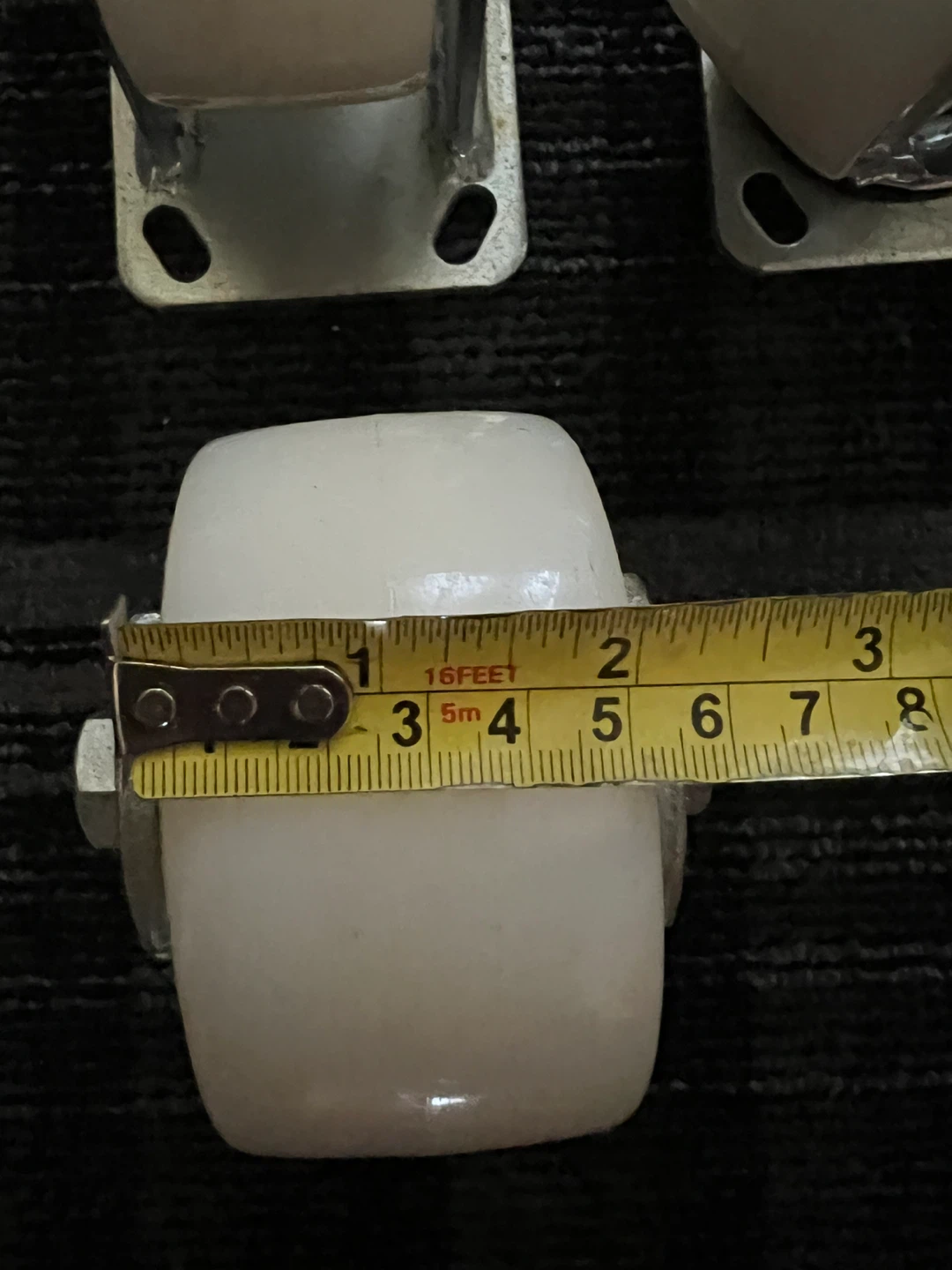 Set of 6 White Caster Wheels - photo 4