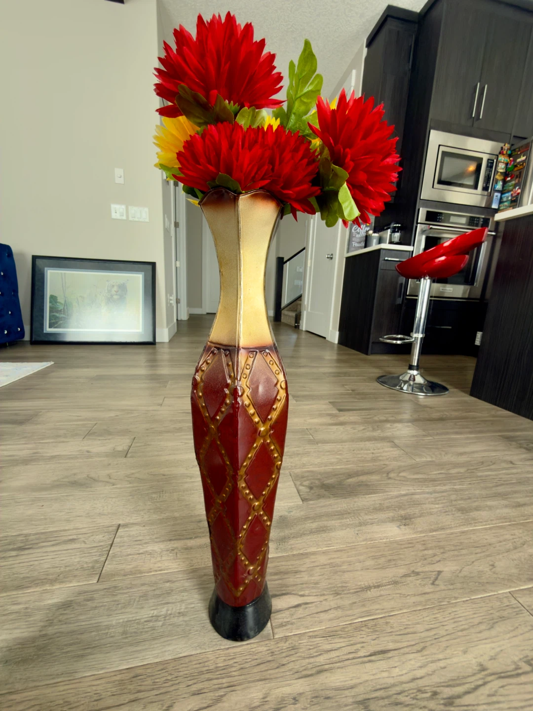 Decorative Vase with Artificial Flowers