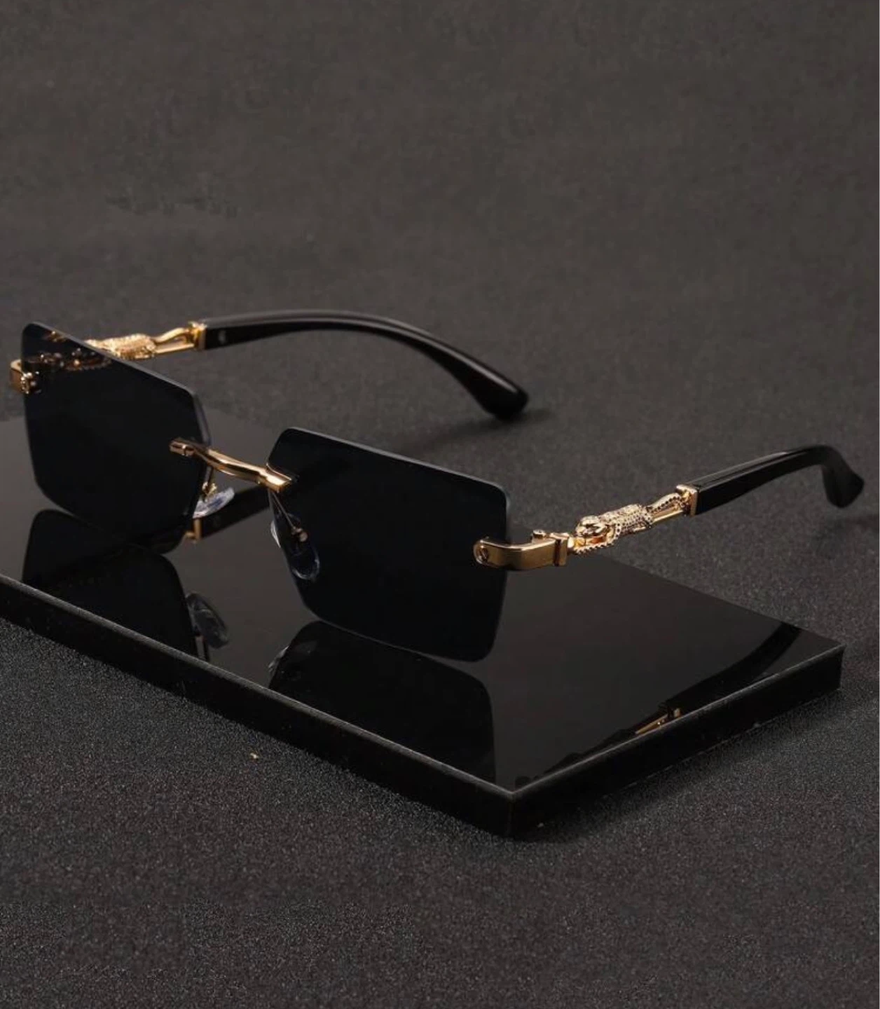 Rimless Designer Sunglasses