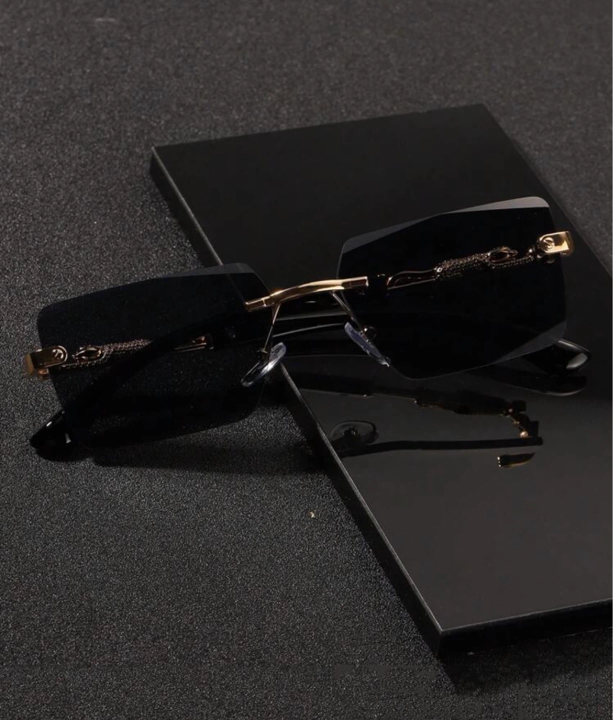 Rimless Designer Sunglasses - photo 3
