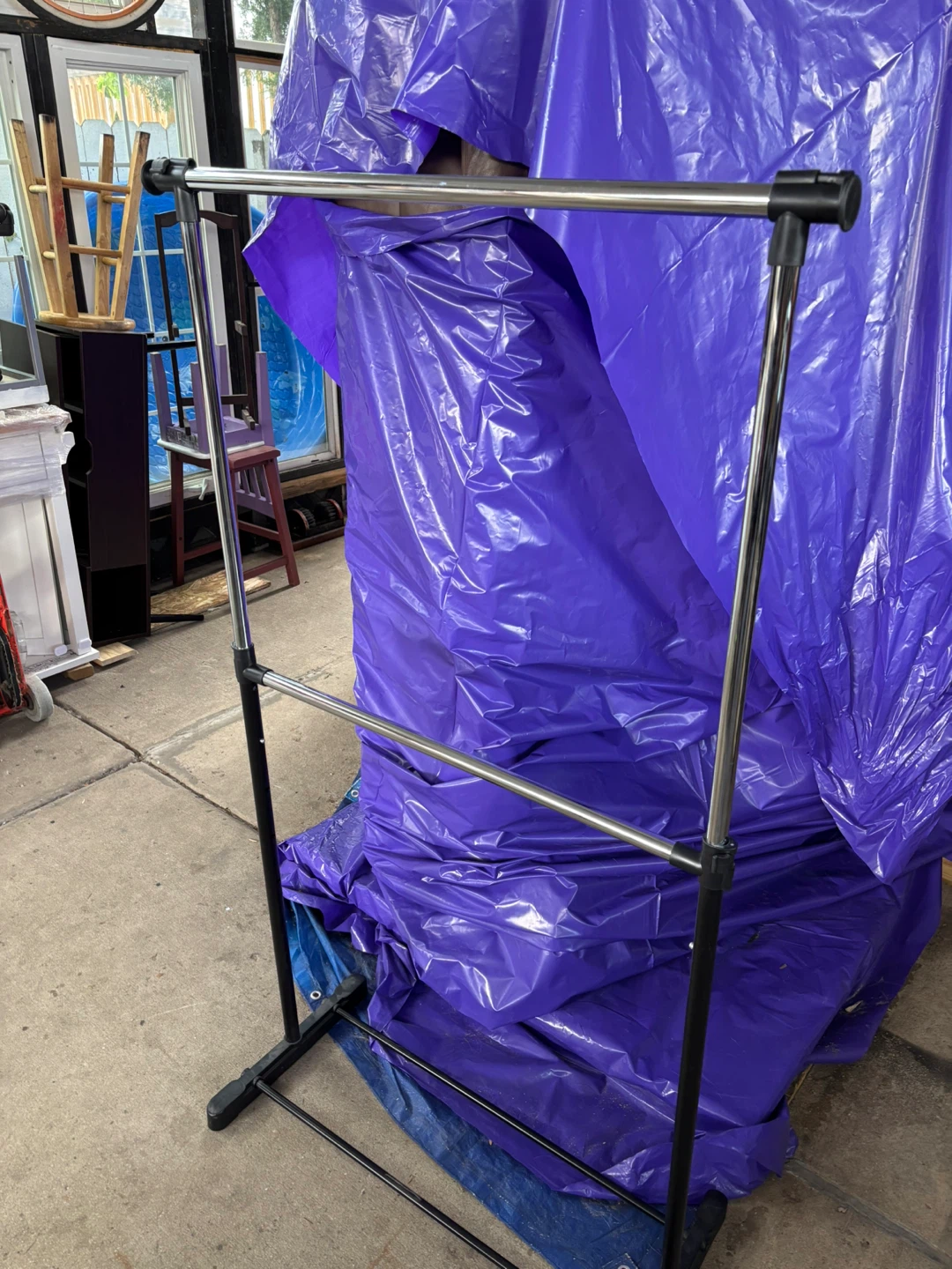 Double Rail Clothes Rack