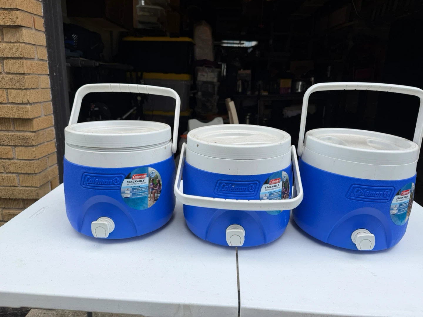 Coleman Stackable 5-Gallon Water Coolers - Set of 3 - photo 5