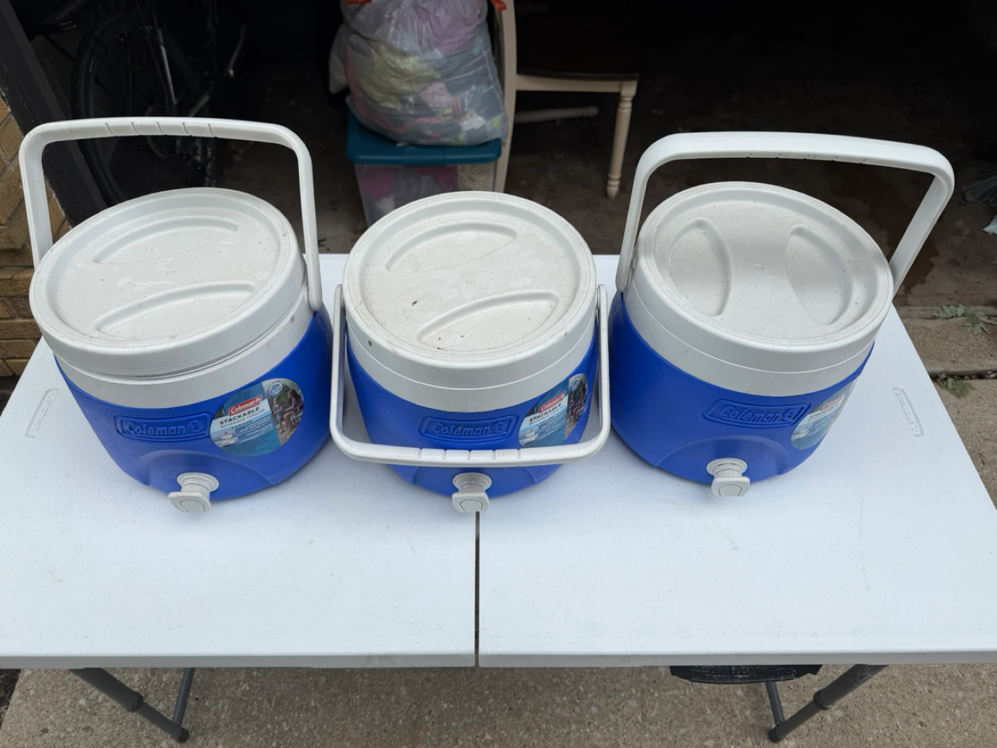 Coleman Stackable 5-Gallon Water Coolers - Set of 3 - photo 4