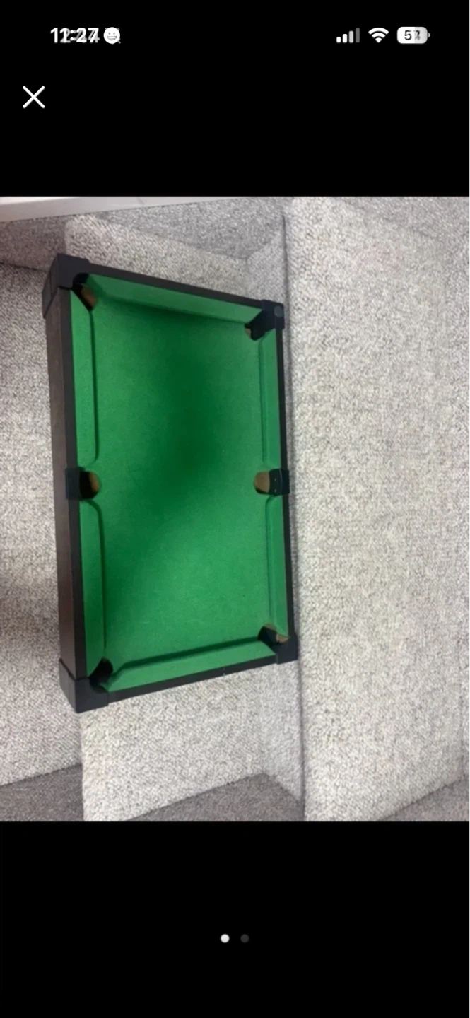 Miniature Pool Table