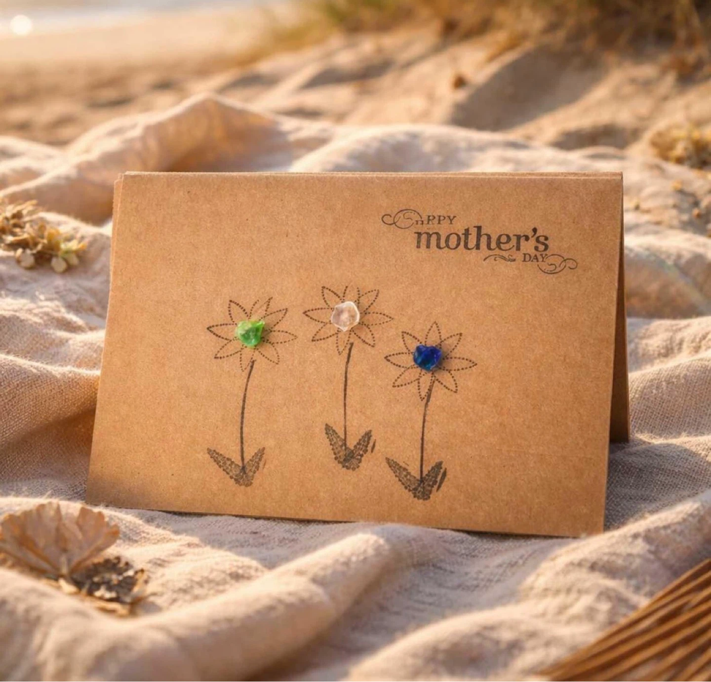 SeaGlass Mother’s Day Card