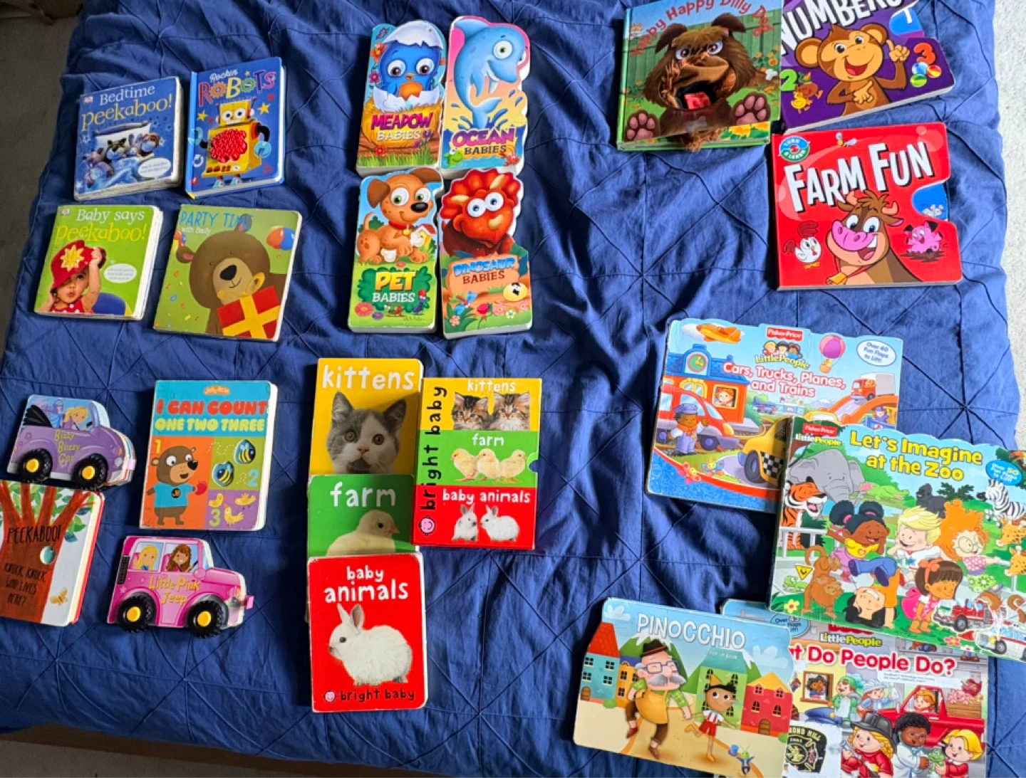 Assorted Children's Board Books for babies and toddler.
