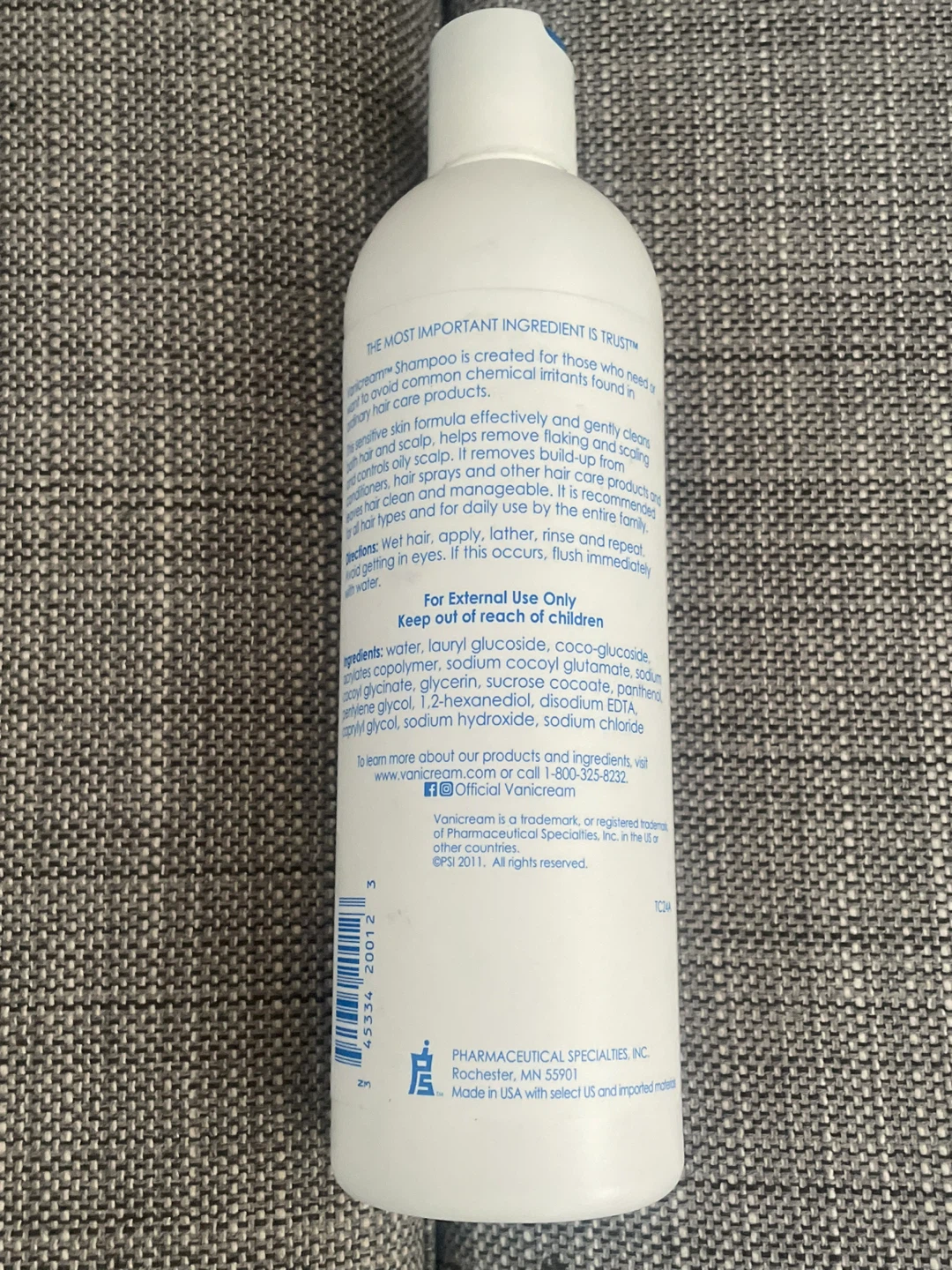 Vanicream Shampoo for Sensitive Skin - photo 2
