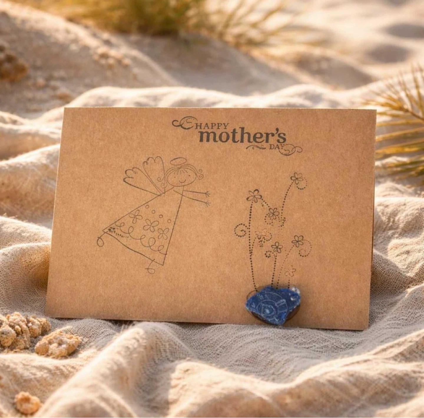 SeaGlass Mother’s Day Card