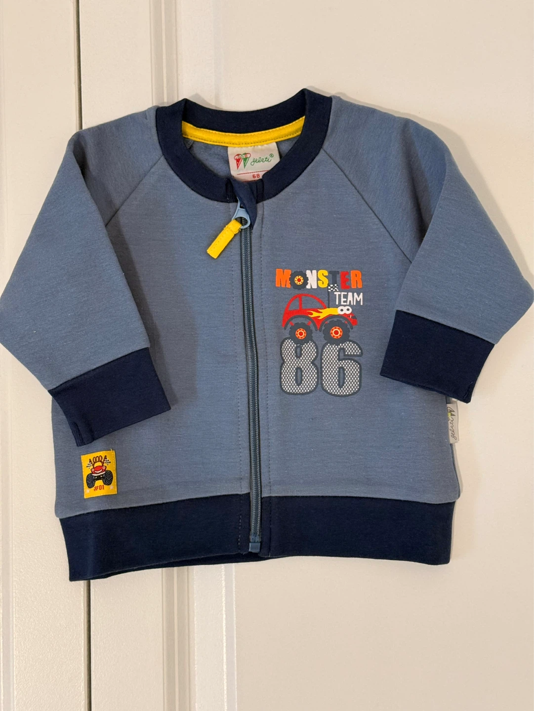 Vigga Kids Monster Truck Sweatshirt - Blue - photo 2
